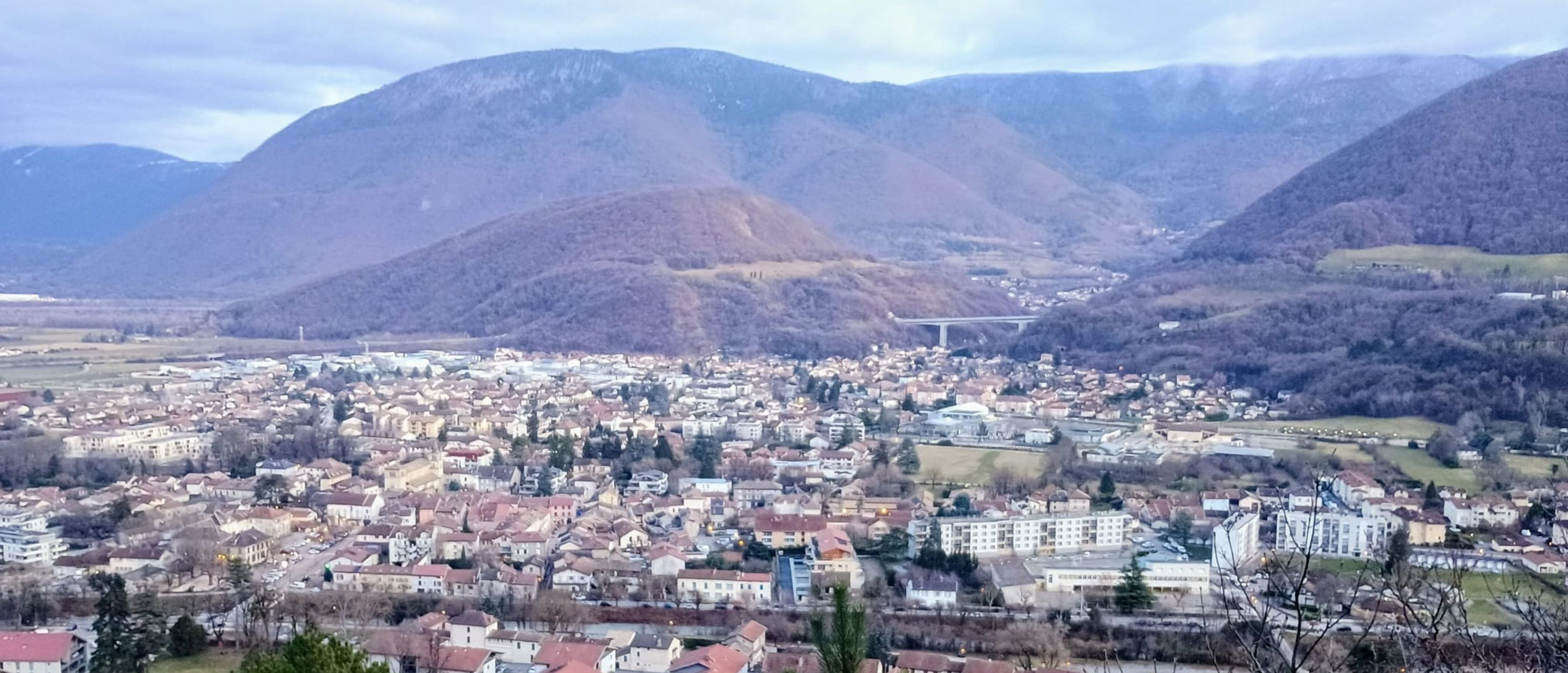 Vue de la ville de Vif